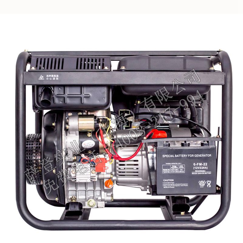 上海薩登3KW單相開架小型柴油發(fā)電機(jī)DS3000K